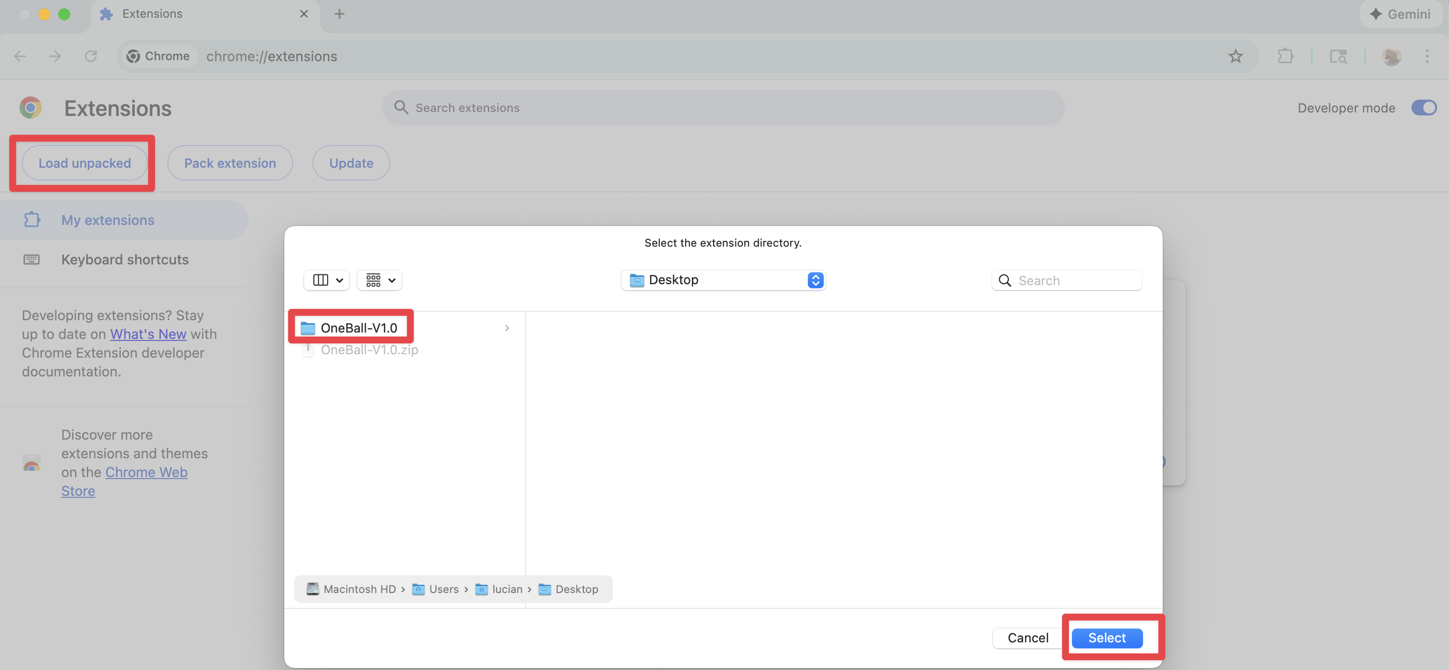 加载解压后的文件